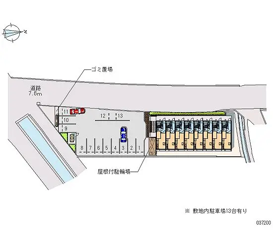 ★手数料０円★岡山市中区平井２丁目 月極駐車場